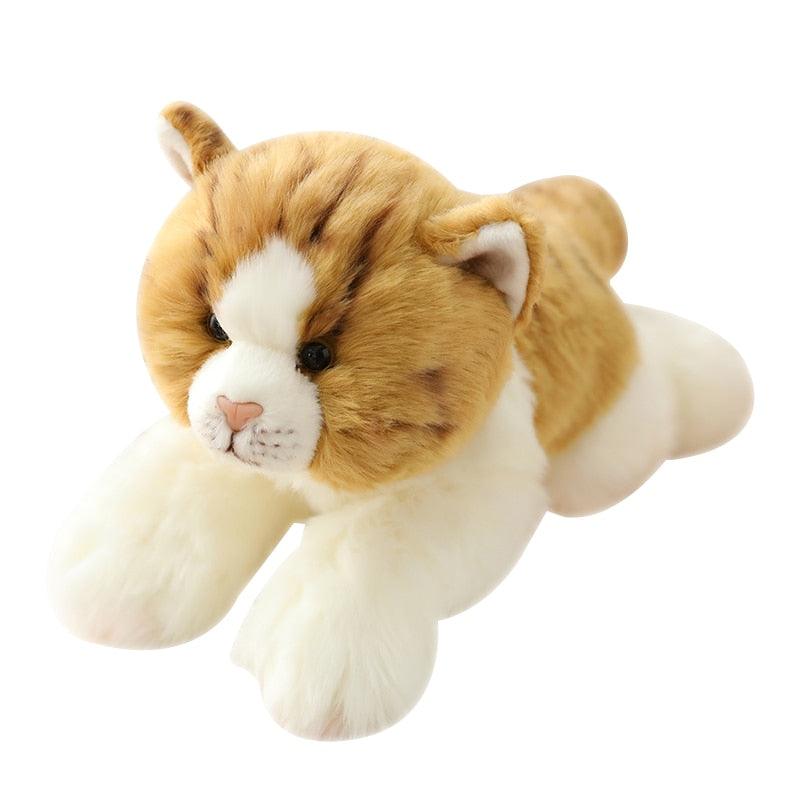 Cute Realistic Kitty Cat Plush Toy Stuffed Animals Plushie Depot
