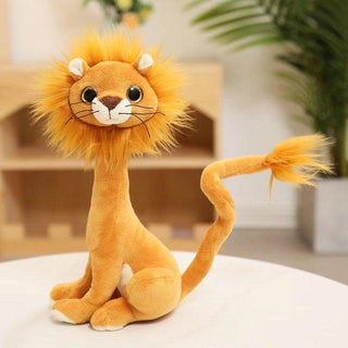 Funny Long Neck Stuffed Animals lion Plushie Depot