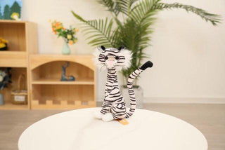 Funny Long Neck Stuffed Animals white tiger Plushie Depot