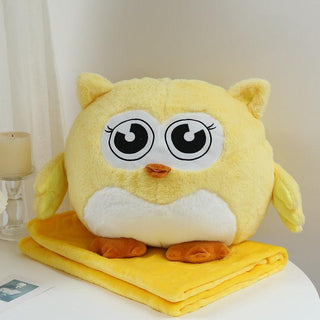 Owl Pillow Stuffed Animal With Blanket - Plushie Depot
