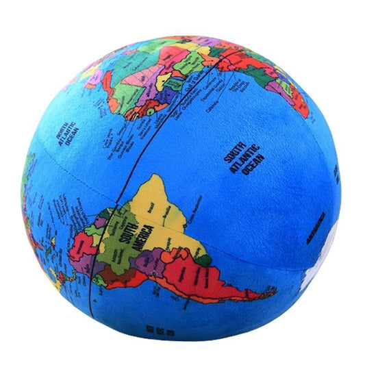 World Map Globe Plush Toy Stuffed Animals Plushie Depot
