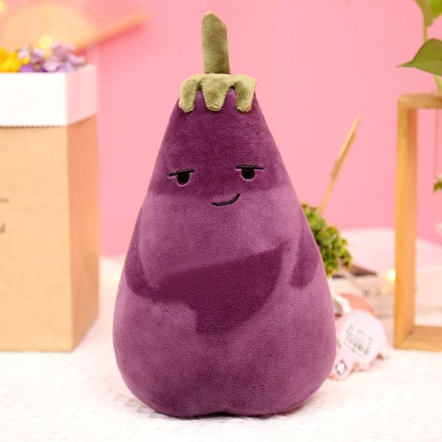 Cute Eggplant Plush Toy Expression2 Stuffed Animals Plushie Depot