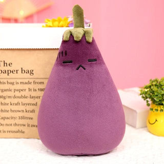 Cute Eggplant Plush Toy Expression3 Plushie Depot