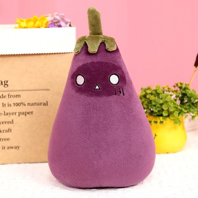 Cute Eggplant Plush Toy Expression4 Stuffed Animals Plushie Depot