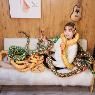 Super Long Python Stuffed Animal Stuffed Animals - Plushie Depot