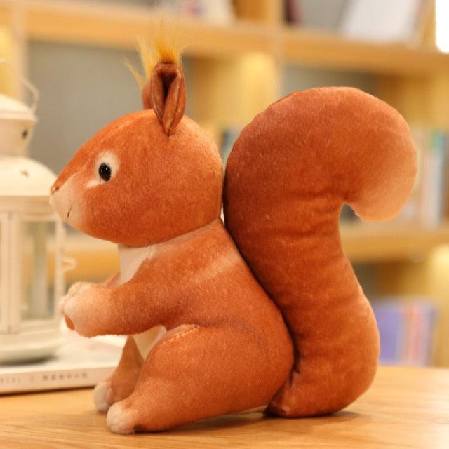 Super Cute Squirrel Plushies 9" brown Stuffed Animals Plushie Depot