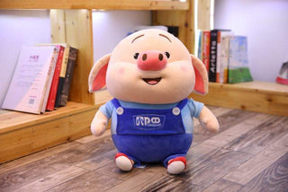 Cute Cartoon Pig Plush Pillows Blue Plushie Depot