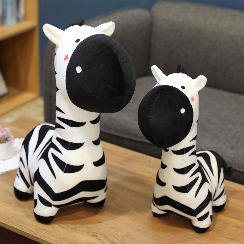 Kawaii Cartoon Zebra Plush Toys Stuffed Animals - Plushie Depot