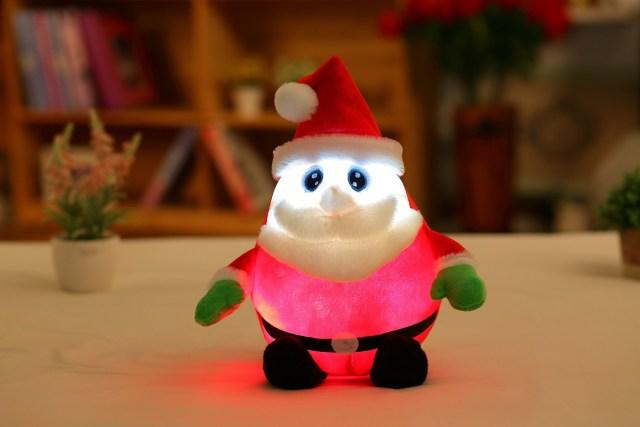 Luminous Santa Claus Christmas Plush Toy 11" Stuffed Animals Plushie Depot