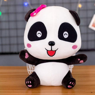 Super Kawaii Happy Panda Plushies Amiumiu Stuffed Animals - Plushie Depot
