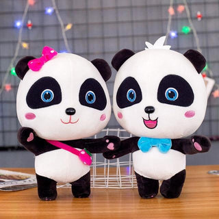 Super Kawaii Happy Panda Plushies A2pcs Stuffed Animals - Plushie Depot