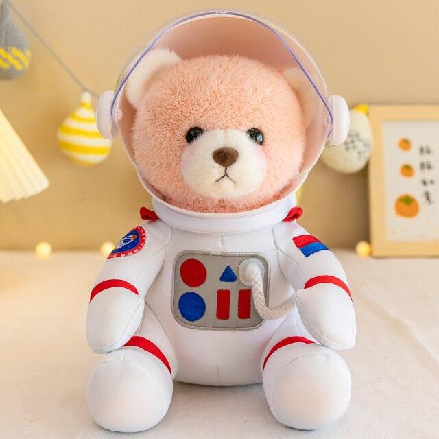 Astronaut Teddy PINK BEAR Stuffed Animals - Plushie Depot
