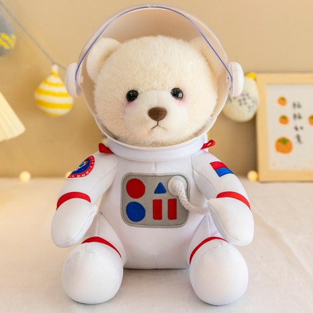 Astronaut Teddy WHITE BEAR Stuffed Animals - Plushie Depot