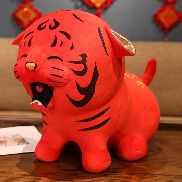 Crying Tiger Red Stuffed Animals - Plushie Depot