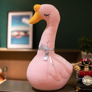 Elegant Goose Plushies Pink Stuffed Animals - Plushie Depot