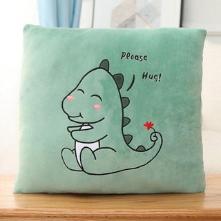 Cute Cartoon Printed Rest Pillows gray Plushie Depot