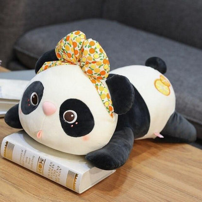 Kawaii Fruity Headband Panda Orange Stuffed Animals Plushie Depot