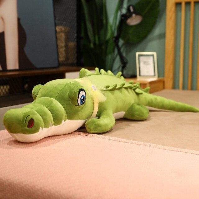 Dino Crocodile green Stuffed Animals Plushie Depot