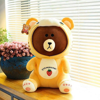 Cute Bear Transform Animals Plush Toy tiger Stuffed Toys - Plushie Depot