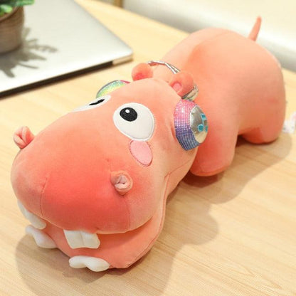 Hangry Hippo Plush Toys Pink Stuffed Animals Plushie Depot