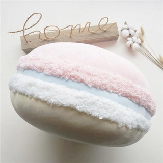 Simply Delicious Macaron Plush Pillows pink Pillows - Plushie Depot