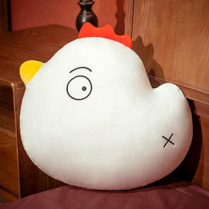Funny Cartoon Chicken & Chicken Legs white chicken Stuffed Animals - Plushie Depot