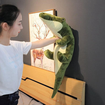 Cute Realistic Crocodile Plush Pillow Stuffed Animals Plushie Depot