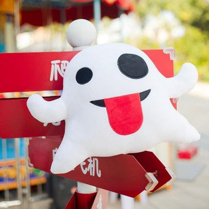 Funny and Cute Small Ghost Cushions 2 Pillows Plushie Depot