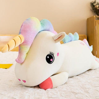 Rainbow Unicorn Plush Toys white Plushie Depot