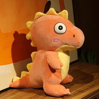 Big Eyed Dinosaur Plush Toys Orange Plushie Depot