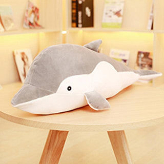 Cute Cartoon Dolphin Plush Toys white Plushie Depot