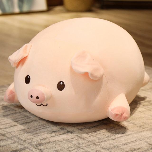 Chubby Expressive Piggy Plushies black Stuffed Animals - Plushie Depot