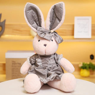 Lovely Rabbit In Skirt Plush Toys black Stuffed Toys - Plushie Depot