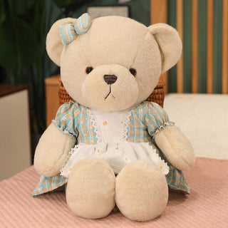 Cute Sitting Teddy Bear Plush Toys white Plushie Depot