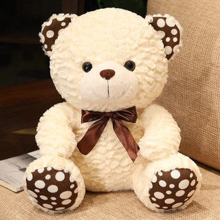 Sitting Teddy Bears Plush Toys white Stuffed Toys - Plushie Depot