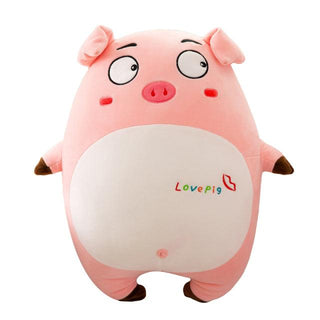 Funny Expression Pig Plush Toys white Stuffed Toys - Plushie Depot