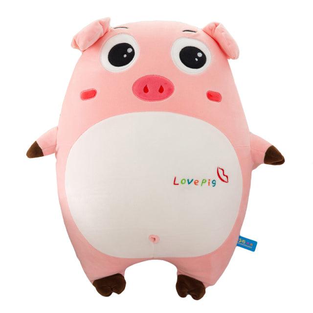 Funny Expression Pig Plush Toys Red Stuffed Toys Plushie Depot