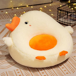 Lovely Mini Futon Swan Sitting Pillows - Plushie Depot