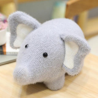 Cute Big Ear Elephant Plush Toy black Plushie Depot