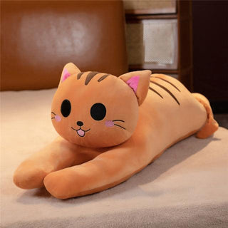 Kawaii Lying Down Cat Stuffed Animals - Plushie Depot