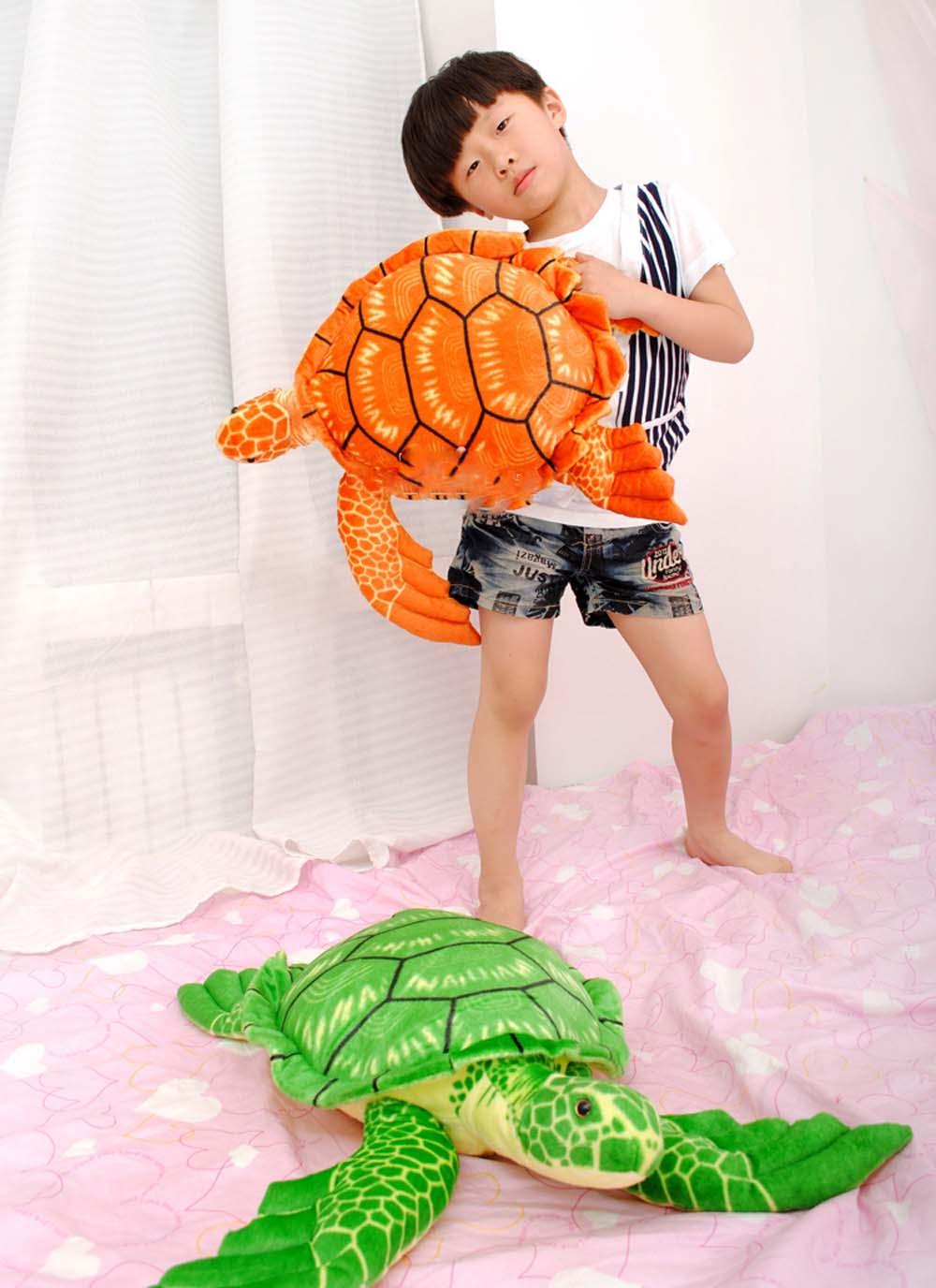 Realistic Colorful Sea Turtle Plush Toys Stuffed Animals - Plushie Depot