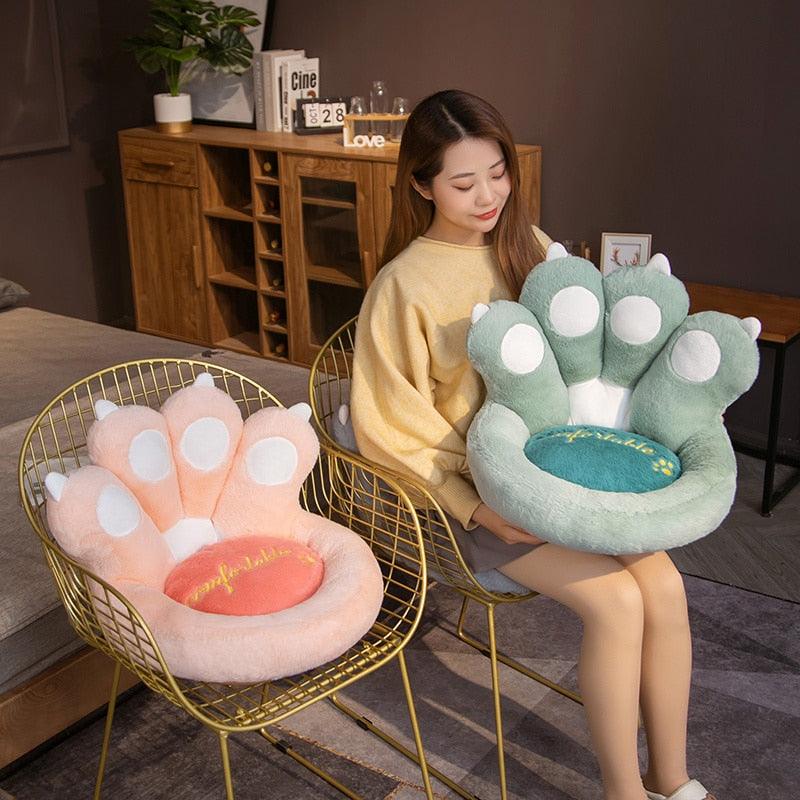 Cat Paw Animal Seat Plush Pillows Pillows - Plushie Depot