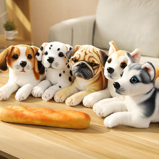 Cute Lifelike Dog Stuffed Animals Plushie Depot