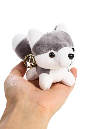 Cute Mini Husky Plushie Keychains - Plushie Depot