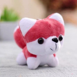 Cute Mini Husky Plushie Red Plushie Depot