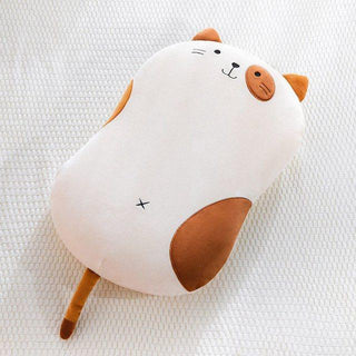 Kawaii Cat With Zipper Plush Pillows - Plushie Depot