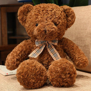 Bow Tied Teddy Bear Plush Toys - Plushie Depot