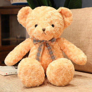 Bow Tied Teddy Bear Plush Toys black Stuffed Toys - Plushie Depot