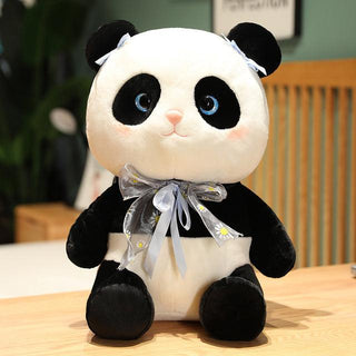 Kawaii Bow Panda Plush Toys green Stuffed Toys - Plushie Depot