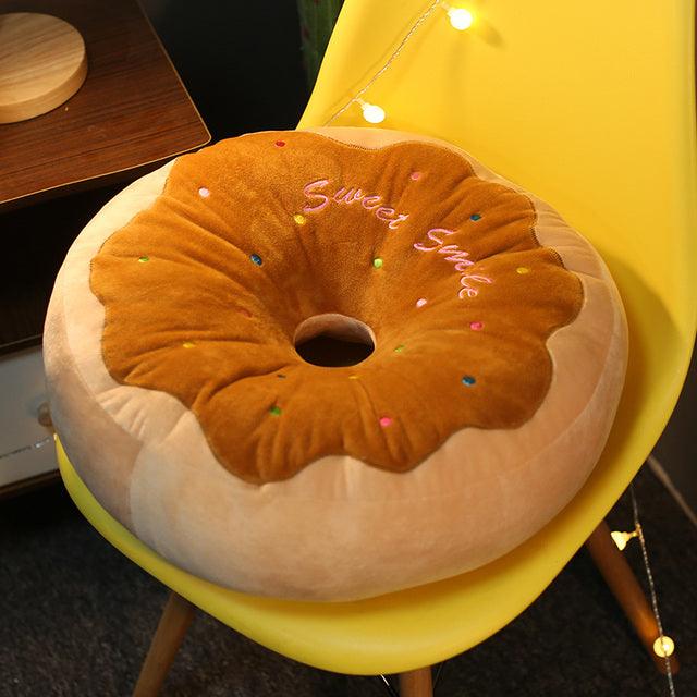 Soft Donut Bread Nap Pillows coffee Pillows Plushie Depot